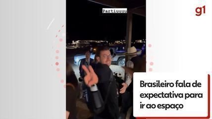 Brasileiro fala da expectativa momentos antes de ir ao espaço em voo da Blue Origin