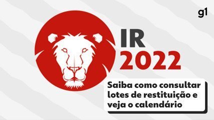 IR 2022: Saiba como consultar lotes de restituição e veja o calendário