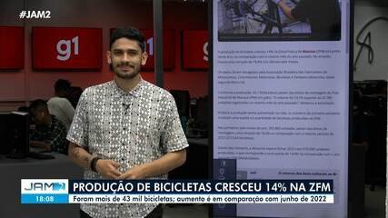 Produção de bicicletas cresceu 14% na Zona Franca de Manaus