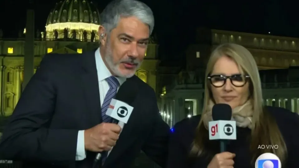 Bonner explica ‘climão’ com Ilze Scamparini durante transmissão do JN