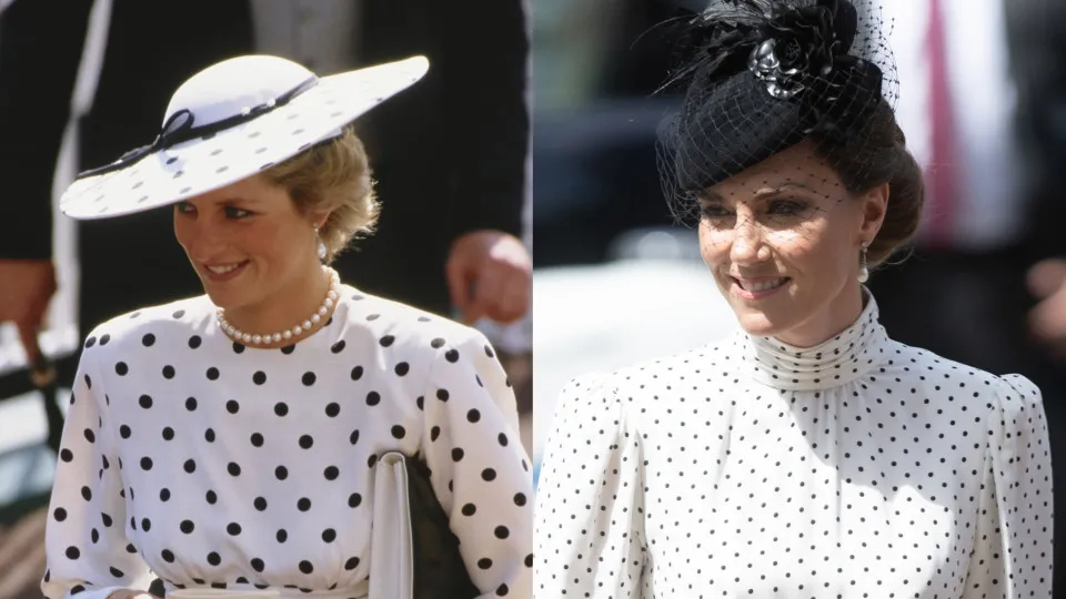 Kate Middleton reaparece com vestido que remete ao estilo de Lady Di Kate Middleton reaparece com vestido que remete ao estilo de Lady Di