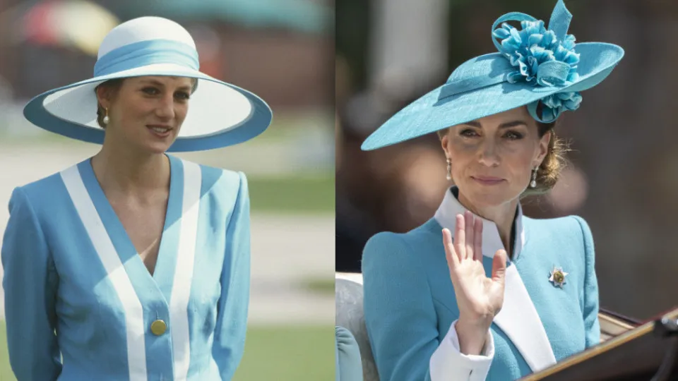 Kate recria look da princesa Diana para aniversário do rei Charles