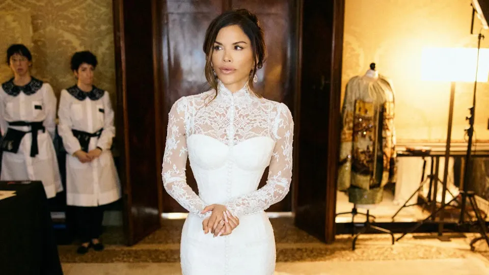 Vestido de noiva de Lauren Sánchez levou 900 horas para ser feito