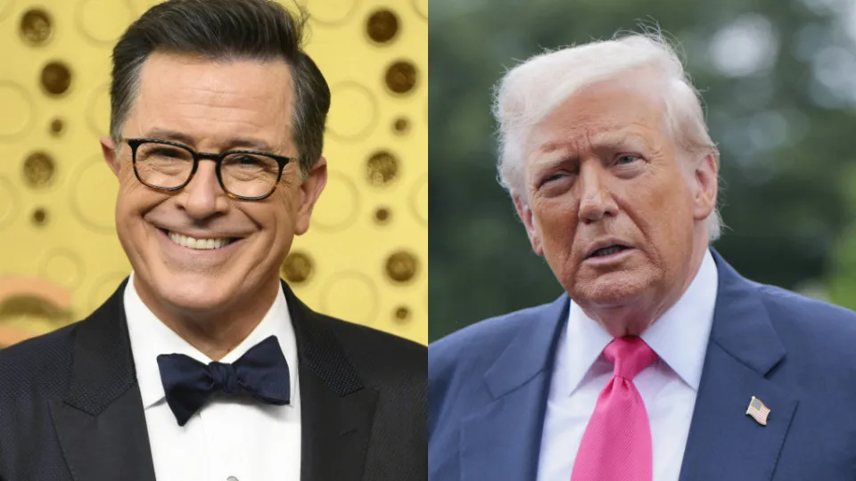 Stephen Colbert agradece apoio de Kimmel após Emmy