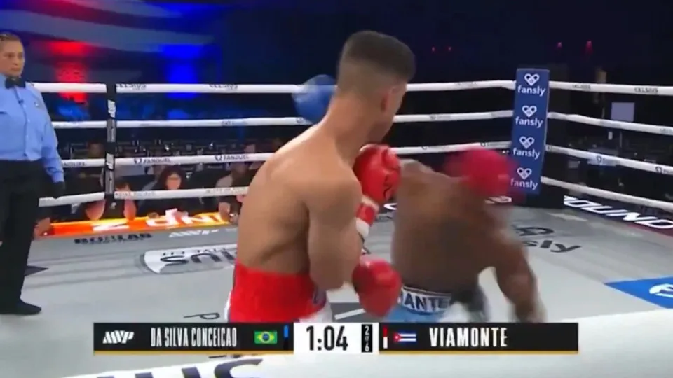 Brasileiro apaga cubano em evento de boxe e choca Jake Paul; vídeo Brasileiro apaga cubano em evento de boxe e choca Jake Paul; vídeo