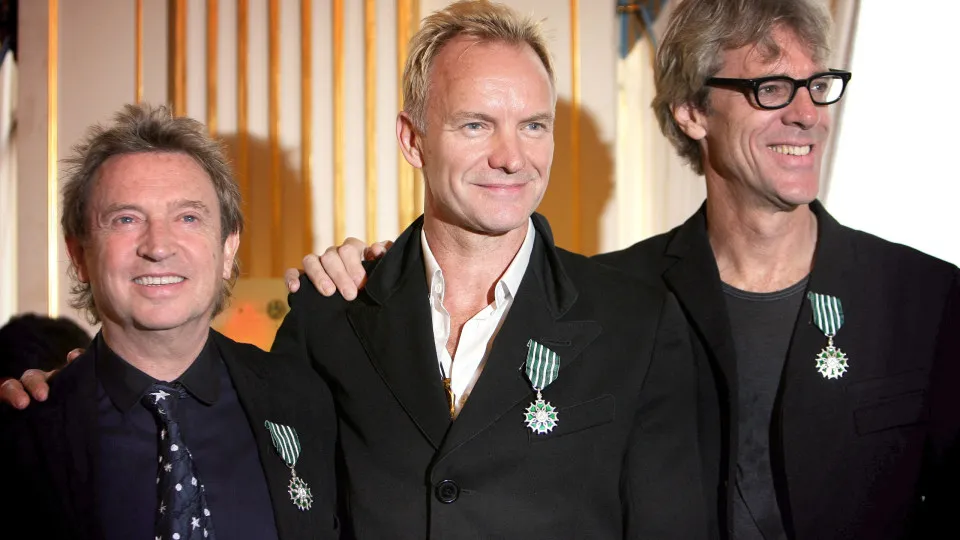 Sting é processado por ex-integrantes do The Police