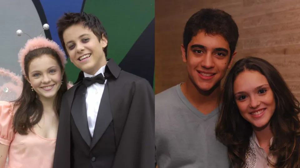 Famosos que deram o primeiro beijo da vida em cena Famosos que deram o primeiro beijo da vida em cena