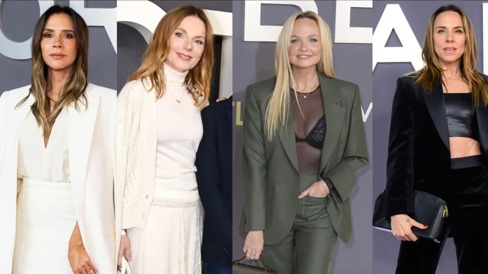 Spice Girls se juntam e apoiam Victoria Beckham em pré-estreia de série