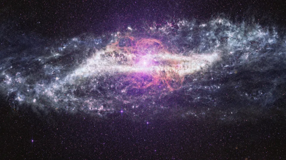 Nasa divulga imagem inédita de galáxia a 11 milhões de anos-luz da Terra Nasa divulga imagem inédita de galáxia a 11 milhões de anos-luz da Terra